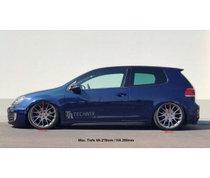 TA Technix Gewindefahrwerk Deep  härteverstellbar für Volkswagen (VW) Golf 6 